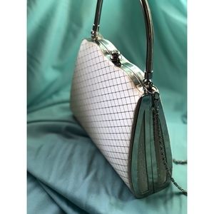 Pearl White Dress Clutch